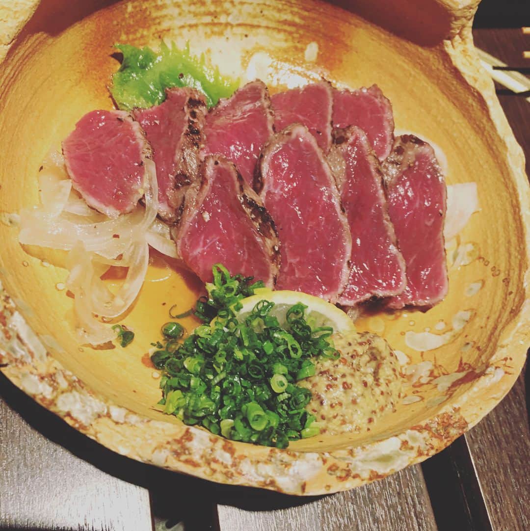 のインスタグラム：「#熊本#馬刺し#レバ刺し#辛子蓮根」