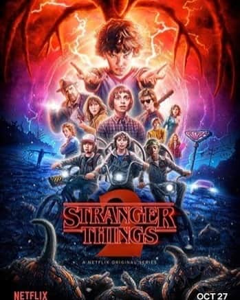 舟生 侑大のインスタグラム：「ストレンジャーシングス  #netflix  #シーズン1 #全8話 #大原と一気見 #おもろすぎた #もうシーズン2気になる #家から出れなくなる」