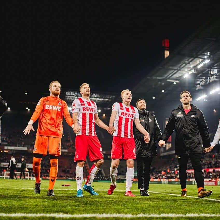 フレデリク・ソーレンセンのインスタグラム：「Gemeinsam Derby-Sieger!! 🎯#Tor#effzeh#fans#stimmung @fckoeln」