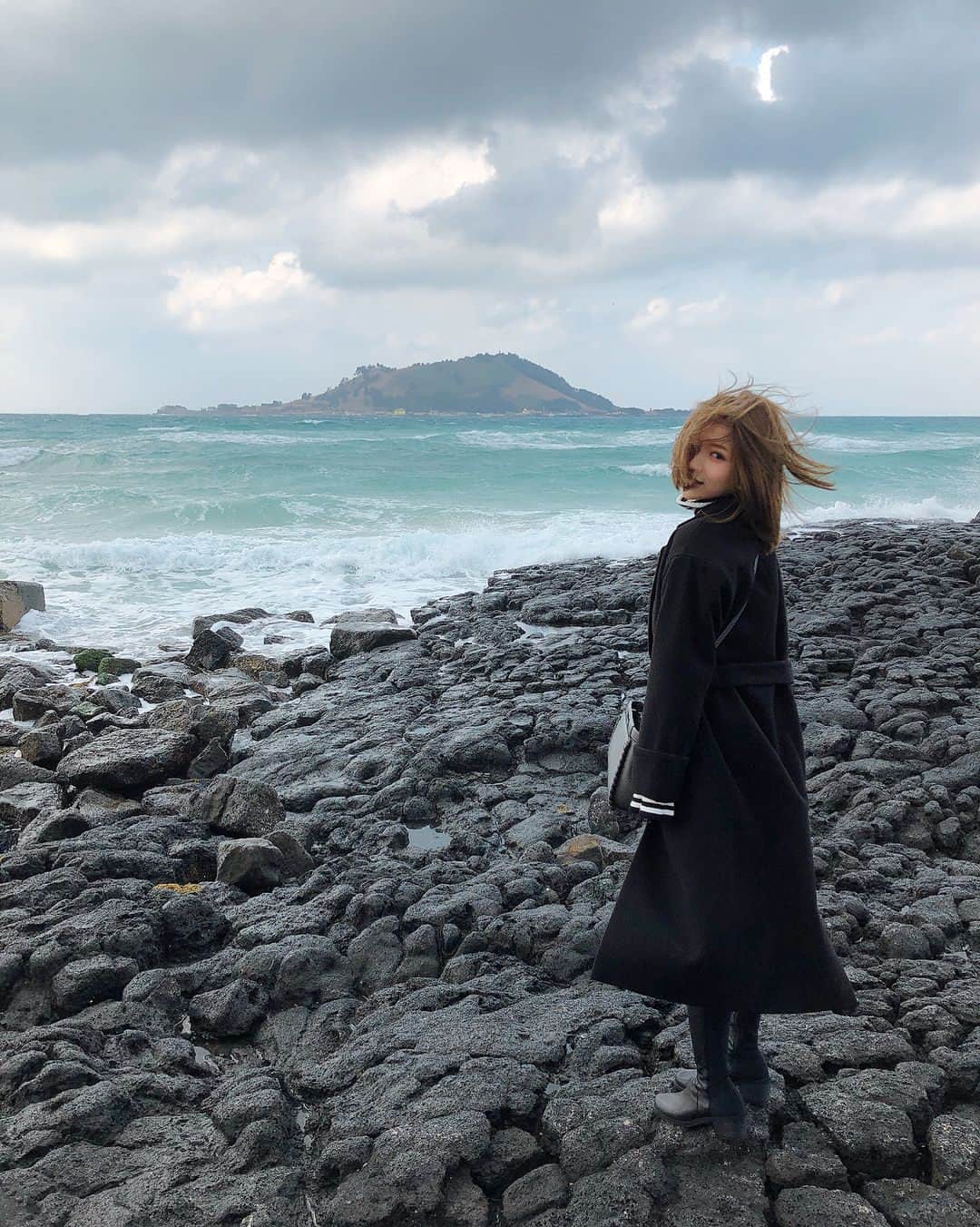 南りほのインスタグラム：「#제주도 #jeju 💙」