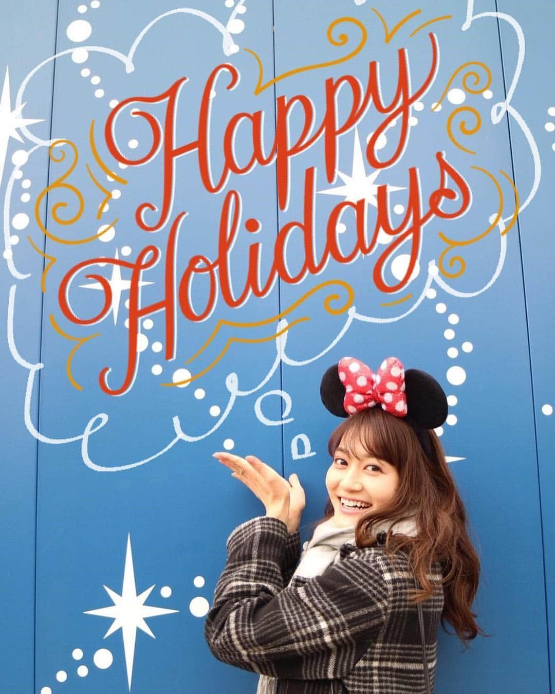 小林沙弥香さんのインスタグラム写真 - (小林沙弥香Instagram)「Happy Holidays...🎅🎄✨ ❄︎ #happyholiday #christmas #christmaseve #disneyland #disney #ようやく行けた#instalike #instagood#me#followme  #皆さん素敵なクリスマスを ❄︎」12月25日 0時53分 - sayaka_miki811