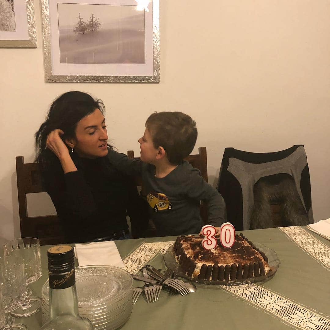 マルコ・ヴェッラッティのインスタグラム：「Happy birthday 🐼 @effezazza ❤️」