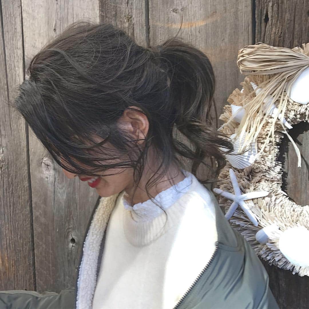 小室安未さんのインスタグラム写真 - (小室安未Instagram)「- はらださんアレンジ #二重顎」12月25日 20時39分 - ami_komuro