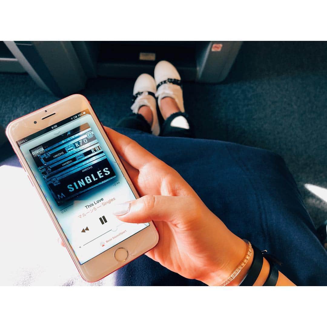 紗栄子さんのインスタグラム写真 - (紗栄子Instagram)「今日、iPhoneから流れた最初の曲✈︎✈︎✈︎ #マルーン5 #thislove」12月27日 9時42分 - saekoofficial