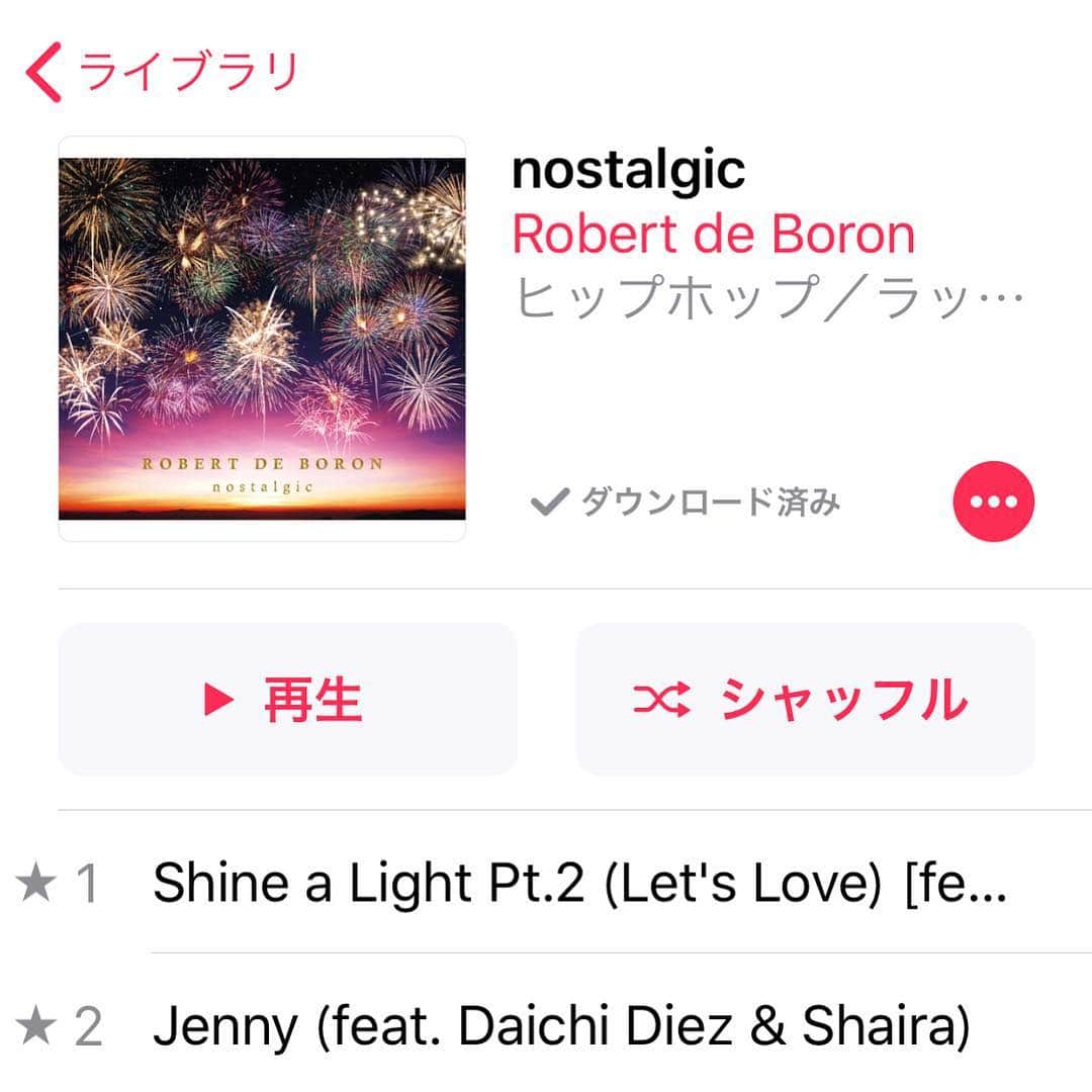 Robert de Boronのインスタグラム：「これ久々通して聴いてるけど、自分で言うわよ📢これ最強かよ👍聴いてない人はダメよ🙅‍♂️そして僕をもっと褒めて👂✨ #robertdeboron #nostalgic #jazzy #hiphop」