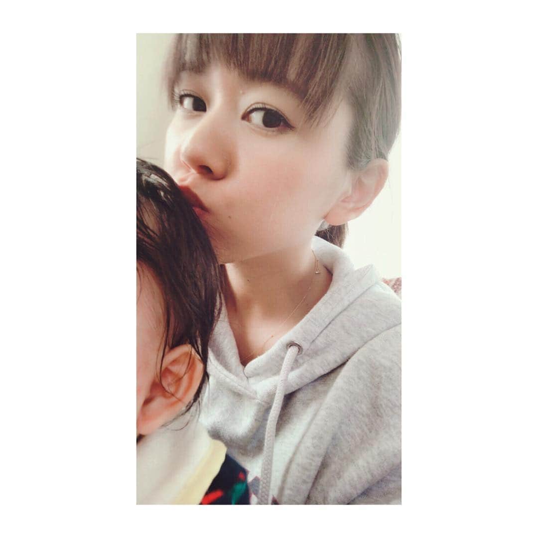 虎南有香のインスタグラム：「耳が一緒…🐯❤️🐯」