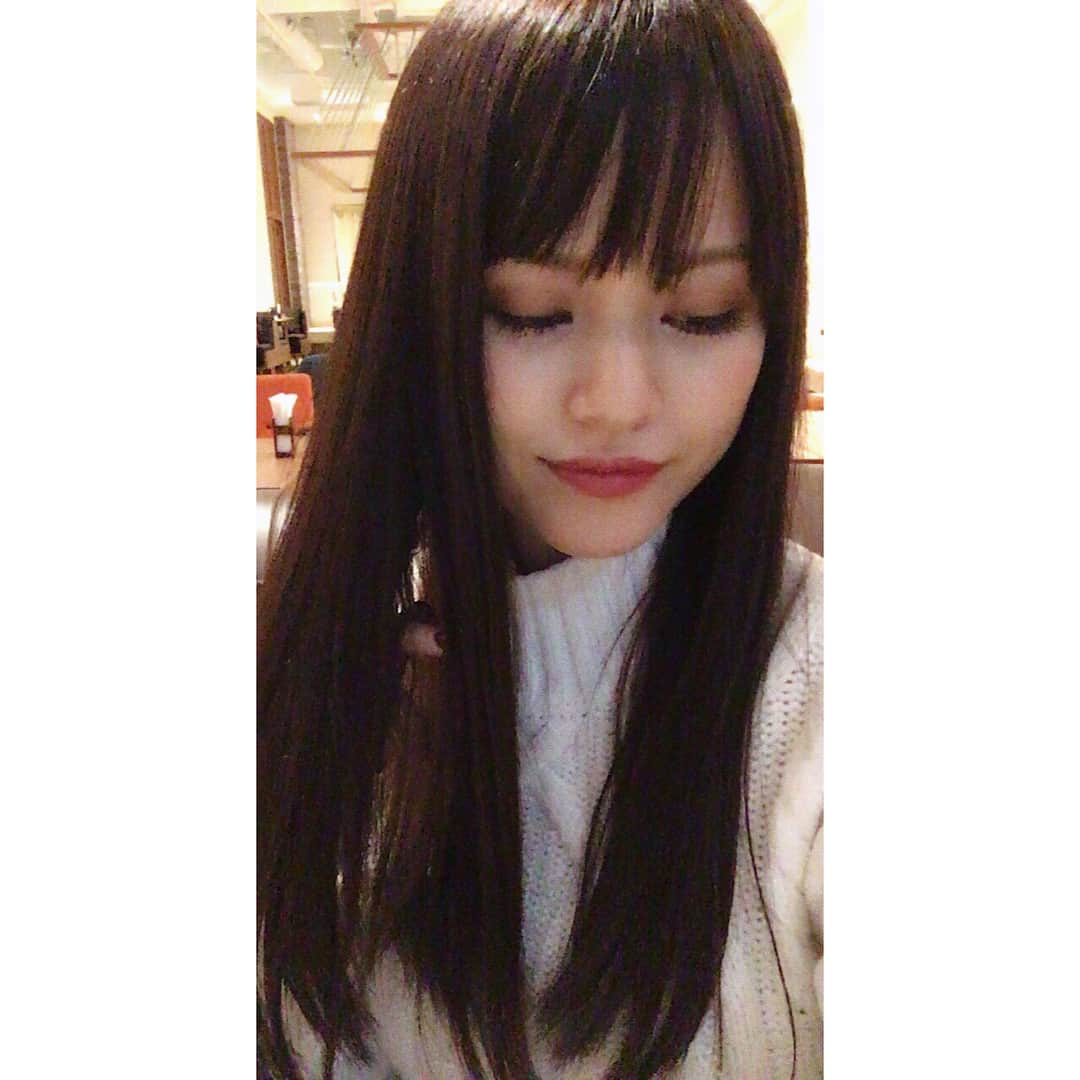 のインスタグラム：「New hair color❤︎❤︎❤︎」