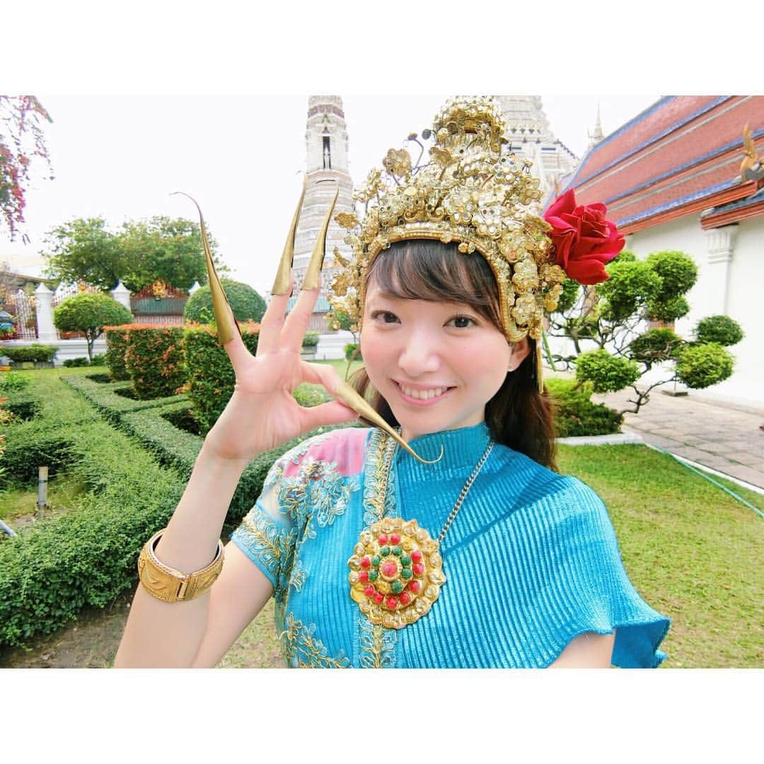 的場絢香さんのインスタグラム写真 - (的場絢香Instagram)「#20171228 サワディーカー！ タイ、バンコクに やってきました！🇹🇭 タイの人優しくて、 ご飯美味しくて、 暖かくて、最高！♥ _____________________ #マトバの海外旅行記  #タイ #バンコク #ひとり旅  #thailand #bangkok #trip」12月29日 0時34分 - ayaka_matoba