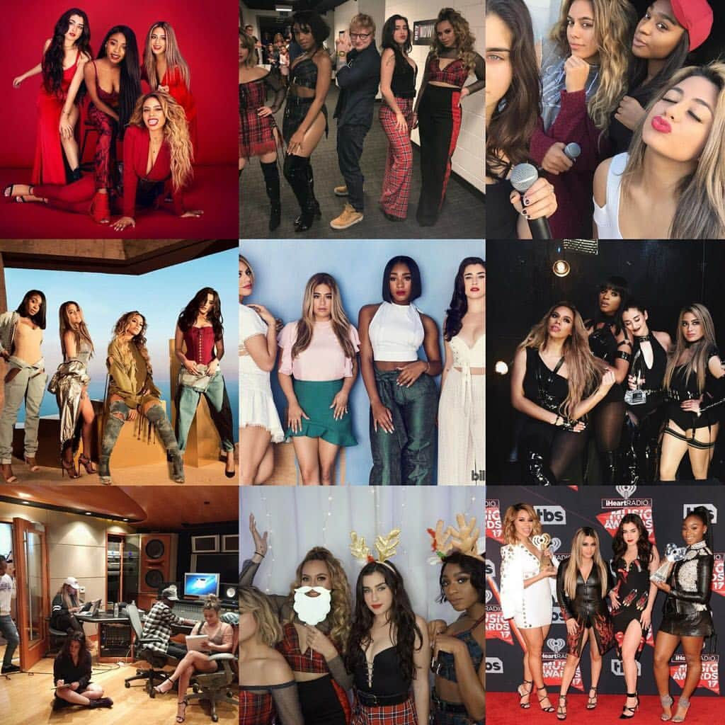 フィフス・ハーモニーのインスタグラム：「#5HSnapshot: OUR 2017!! Thankful for your never ending support 💋💋💋💋」