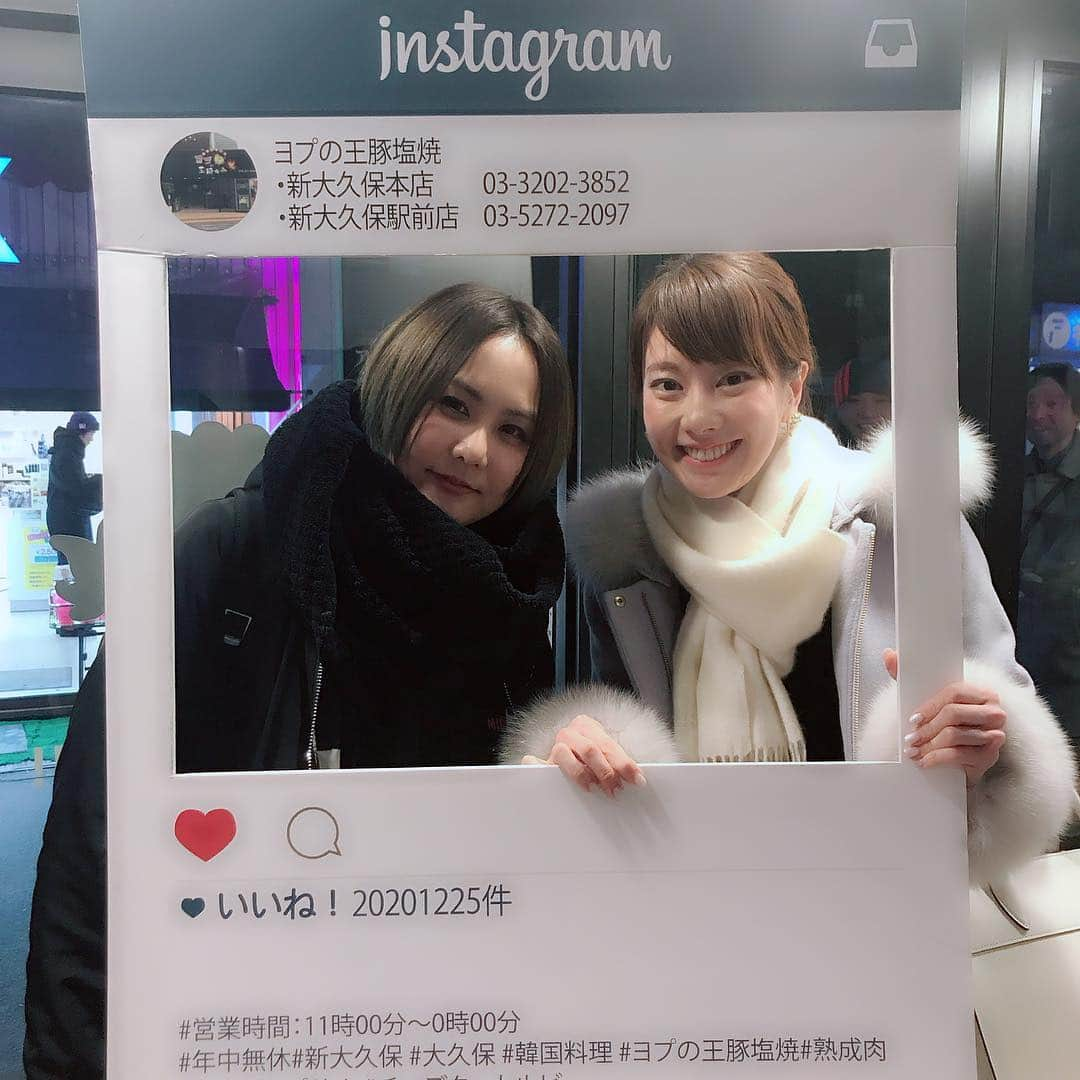 新垣泉子さんのインスタグラム写真 - (新垣泉子Instagram)「こういうのは一応撮る派です☆  中学の同級生で久々に集まり、K-POP好きな親友の提案で、今“映える”と噂のチーズタッカルビを食べに行きました！親友のK-POP感が増してて驚きでしたが、私も『防弾少年団』聴いてみようと思います☆  #中学 #中学の同級生 #中学の集まり #元中 #もとちゅー #はっちー #新大久保 #韓国料理 #チーズタッカルビ #キムチチーズチヂミ #美味しかった #K-POP #韓国音楽 #防弾少年団 #バンタン」1月2日 10時57分 - motoko.arakaki