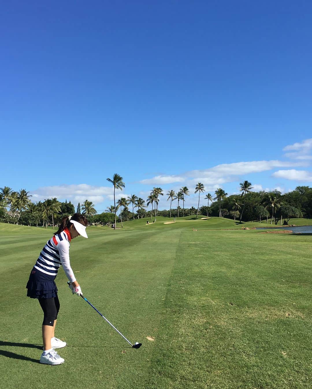 イ・ボミさんのインスタグラム写真 - (イ・ボミInstagram)「- 하와이에서 엄마와 골프를~⛳️ #Hawaii」1月2日 19時20分 - bomee.lee