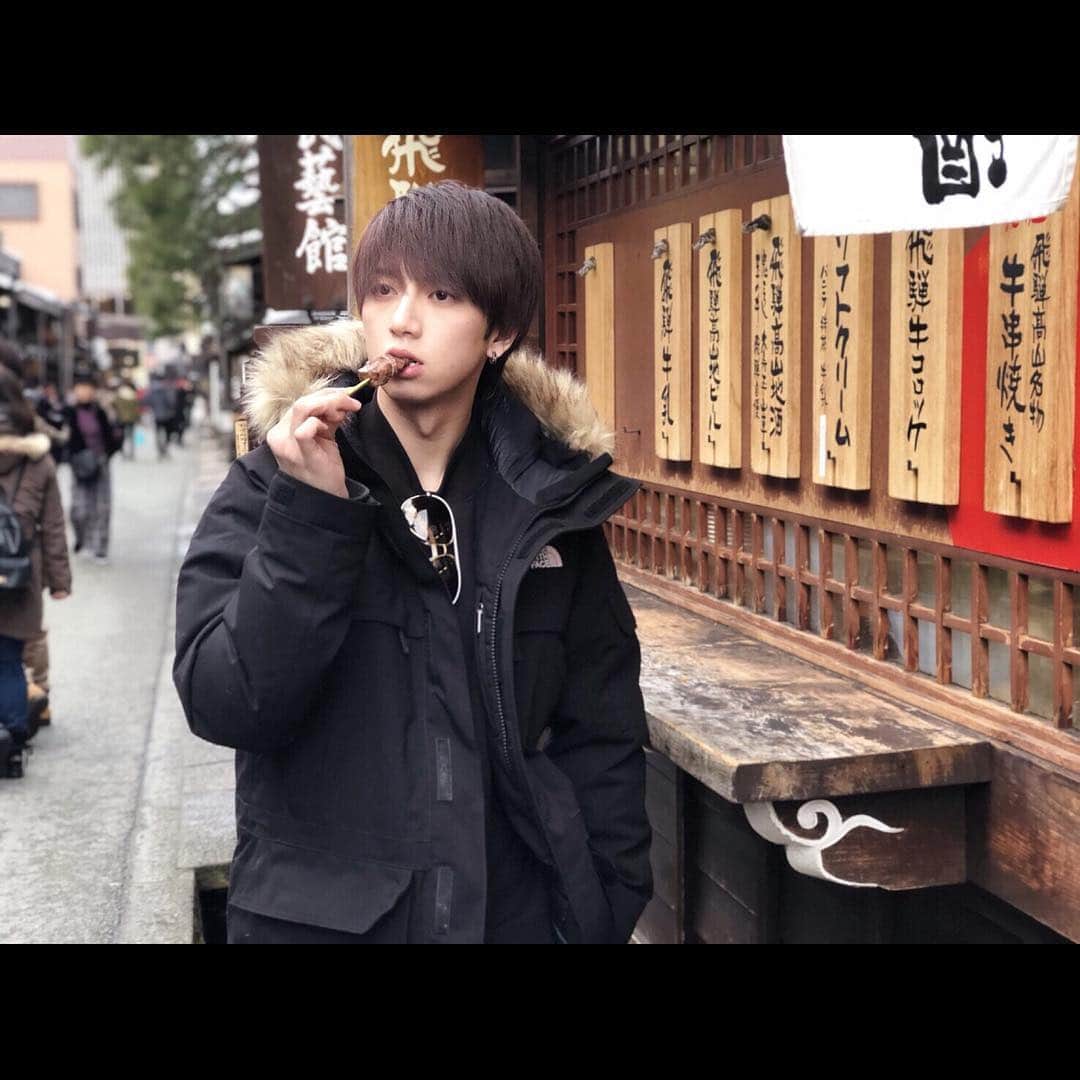 加納卓海のインスタグラム：「in TAKAYAMA 🐮  #일상 #데일리록 #친스타그램」