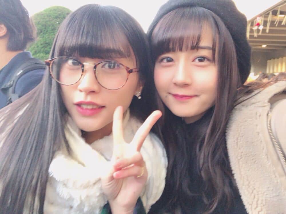 根岸愛のインスタグラム：「今日は瑞季ちゃんに会えたよ！あけおめできた😊💕エビ中の元メンバーの子もみんな見にきててとても素敵な関係だなって思った！ #トゥライフ #エビ中 #私立恵比寿中学 #瑞季」