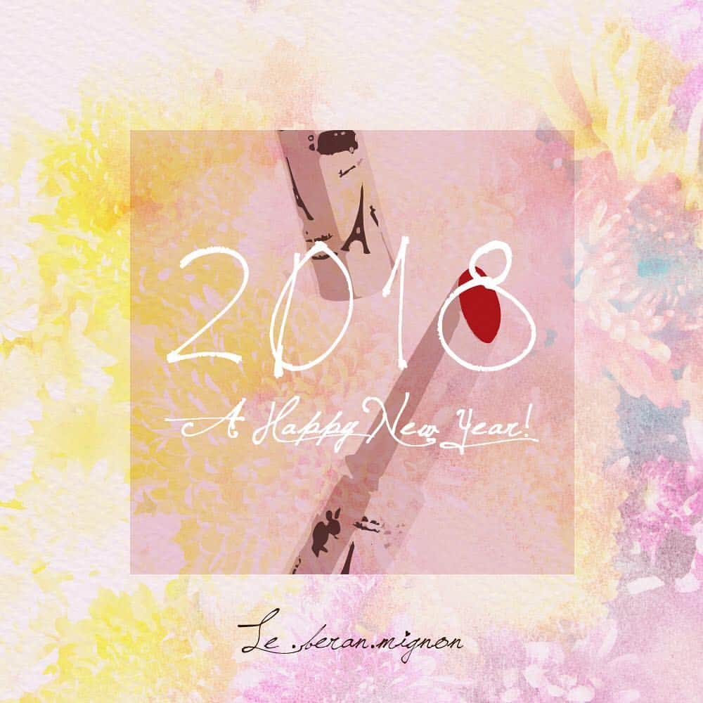 のインスタグラム：「A HAPPY NEW YEAR🎉🎉 . 🎍謹賀新年⛩ あけましておめでとうございます⭐️ . 本年もLe・bran・mignonを宜しくお願い致します❤️❤️❤️ . #make #makeup #cosme #beauty #woman #girl #art #paris #pink #日本 #美容 #化粧品 #リップ #ルージュ #マスカラ #アイブロウ #アイシャドウ #アイライナー #winter #恋コスメ #プチプラ #プチプラコスメ」