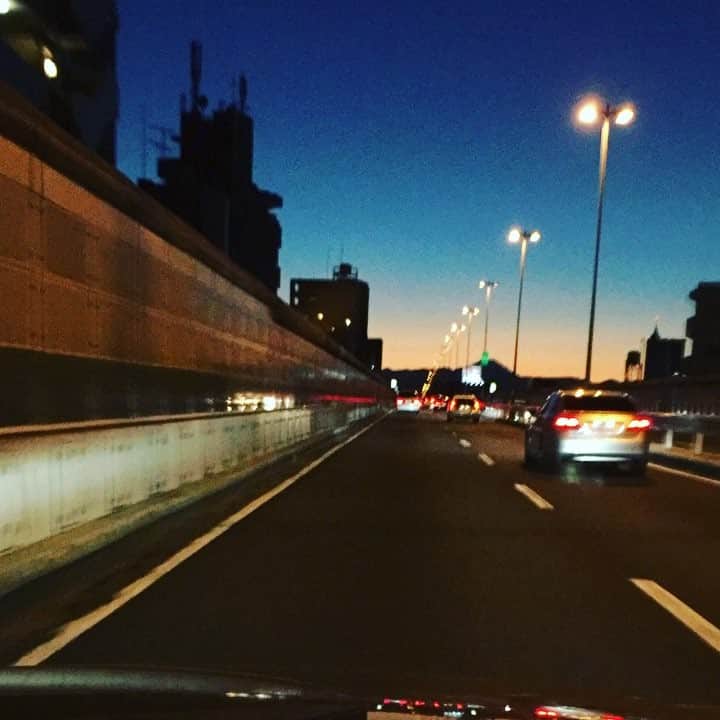 こしじまとしこのインスタグラム：「#富士山 #首都高速3号渋谷線 #首都高」