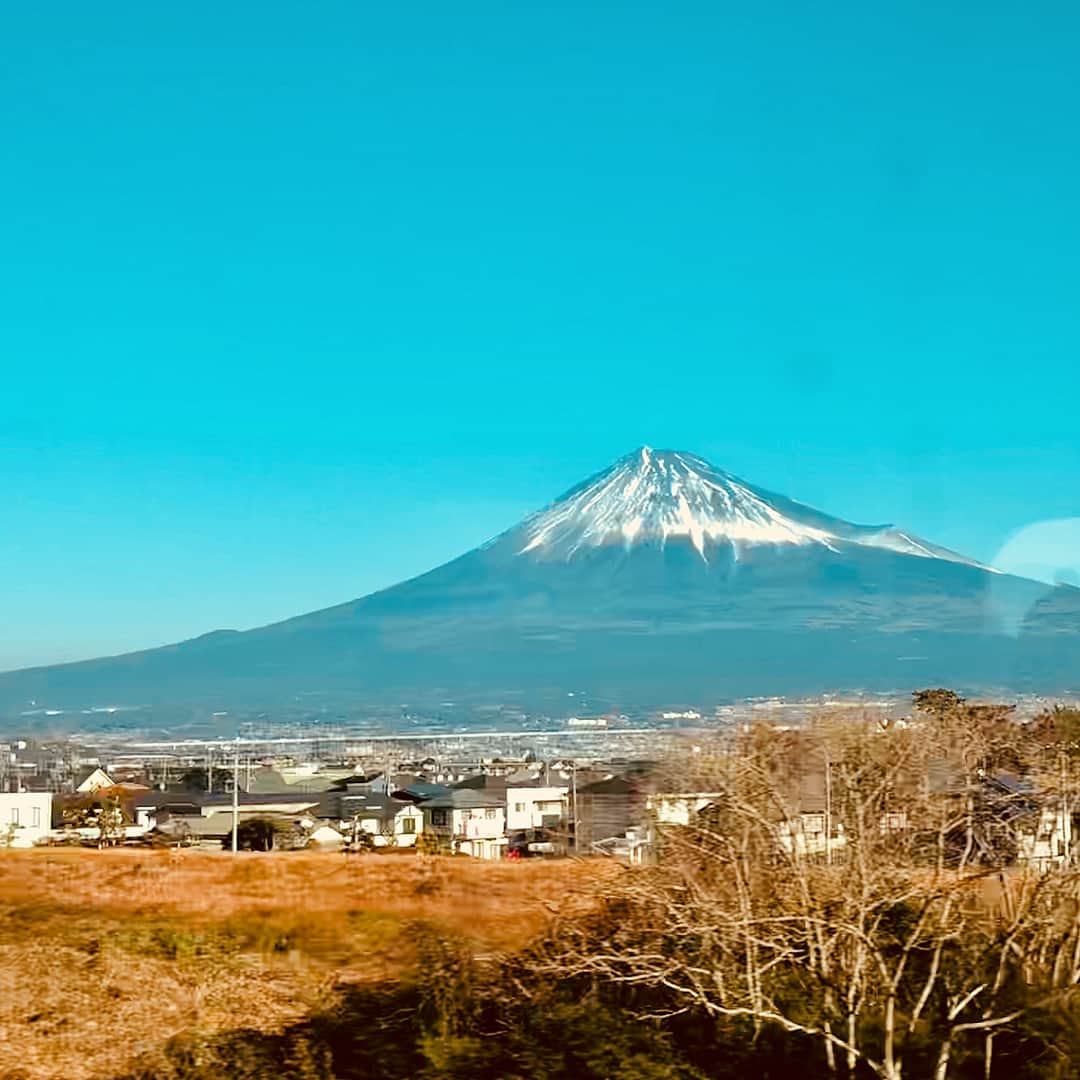 石田靖さんのインスタグラム写真 - (石田靖Instagram)「新年を迎え晴れかな富士山を眺め 石田班SPコメディ出番で新宿 『ルミネtheよしもと』へ❗️ 楽屋に関西酒場らくだば新宿御苑前さんから差し入れ〜〜 大阪高槻名物の"うどん餃子” めっちゃ美味で楽屋で大人気😆 おおきにごちそうさんです🙏🙏🙏 『ルミネthe石田笑店』もよろしくお願いします😁 #富士山 #新幹線 #ルミネtheよしもと #石田班spコメディー  #楽屋 #差し入れ #2枚目の写真 #関西酒場らくだば #新宿御苑前 #らくだば #高槻名物 #うどん餃子 #めっちゃ美味い #4枚目石田笑店のポスター #石田笑店 #ルミネthe石田笑店 #新喜劇 #お待ちしております #一期一笑 #石田靖」1月7日 1時00分 - yasulog