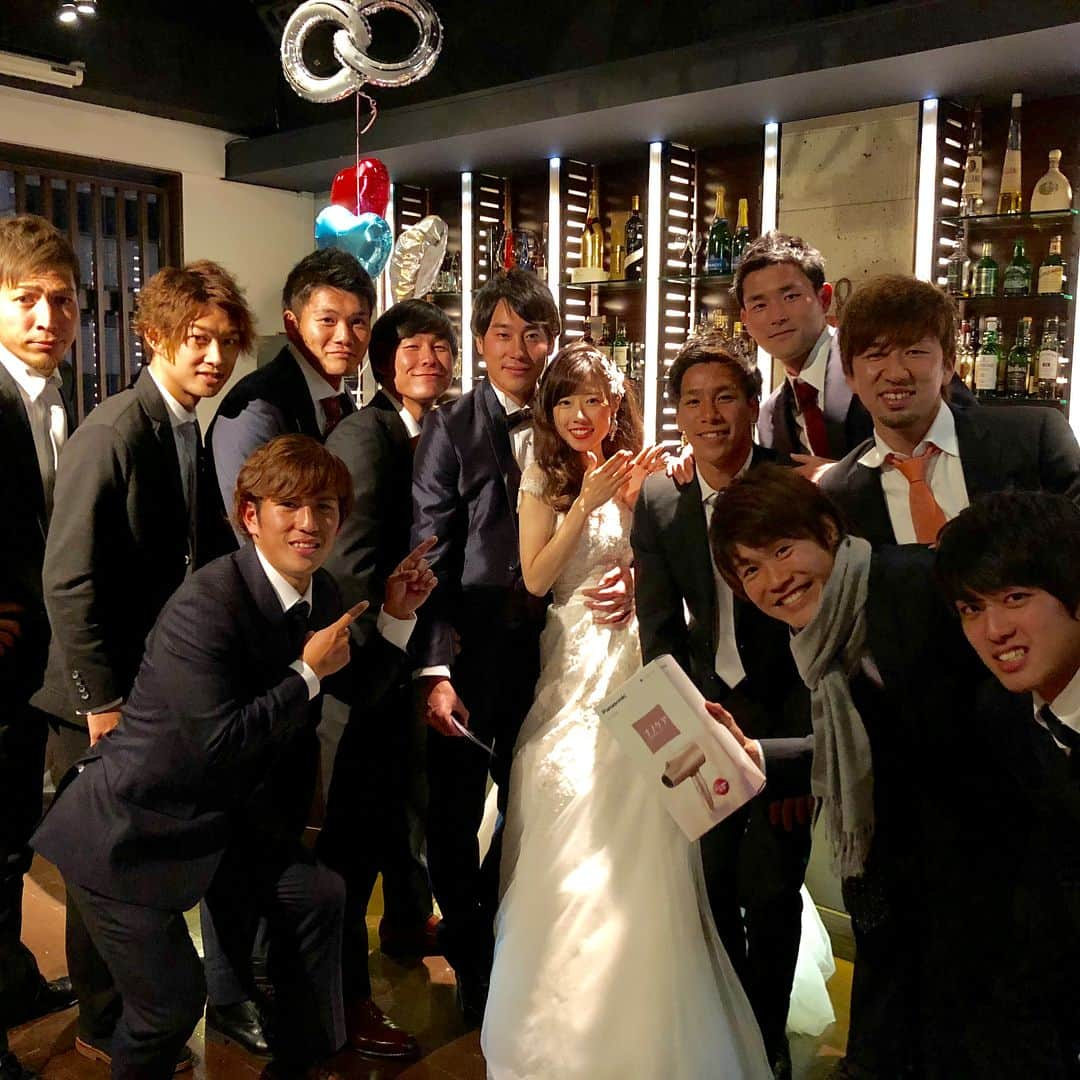 姫野宥弥さんのインスタグラム写真 - (姫野宥弥Instagram)「三平さん結婚おめでとうございます🎉 末永くお幸せに！」1月7日 10時20分 - h.ylovesoccer