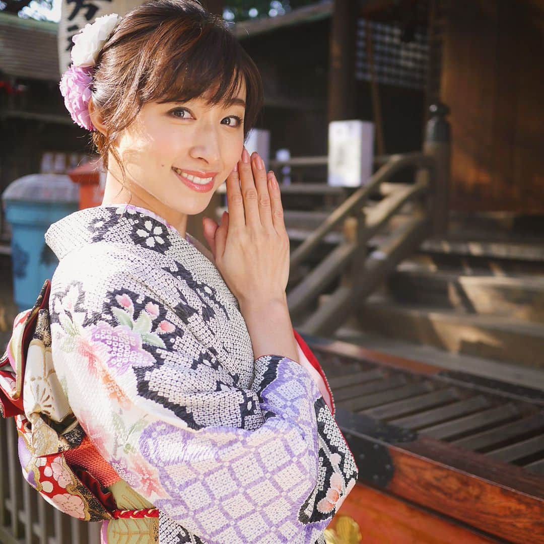 森木美和さんのインスタグラム写真 - (森木美和Instagram)「晴れ着☺️💕 #2018年 #初仕事#振袖#晴れ着#着物#ありがとうございました🙏 ✨#初詣#japanesegirl #model #kimono」1月7日 21時17分 - miwamoriki