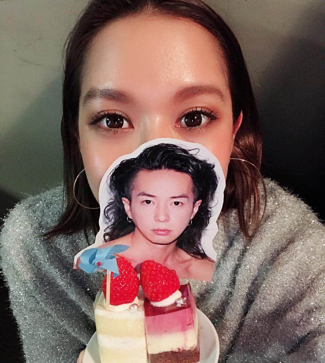 のインスタグラム：「奈良ケーキ🍰✨ #happybirthday #祝 #奈良裕也賞 #和ケラケーキ #ごーめん」