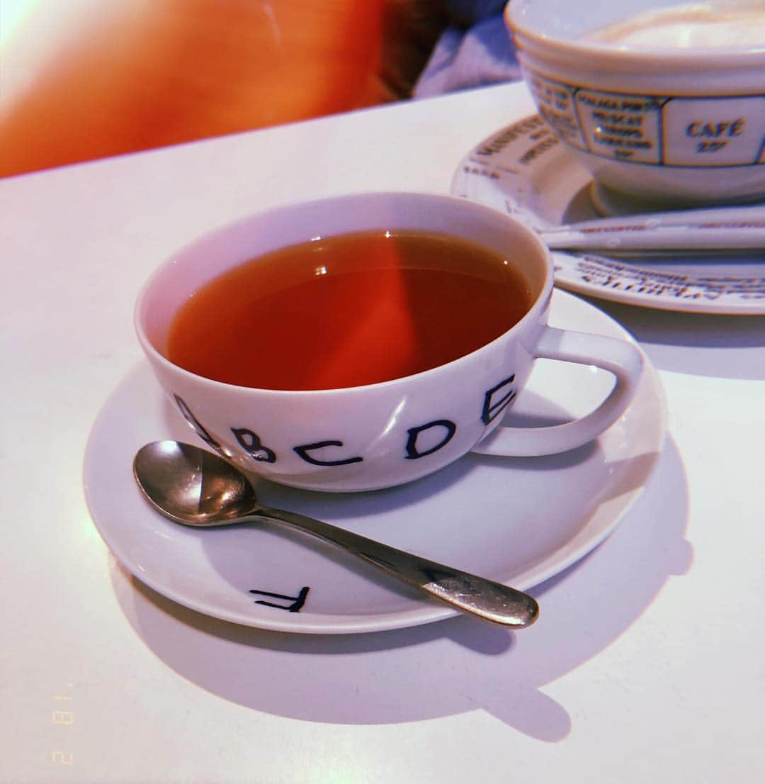 笛木優子のインスタグラム：「ABCDE  Fighting☕️」