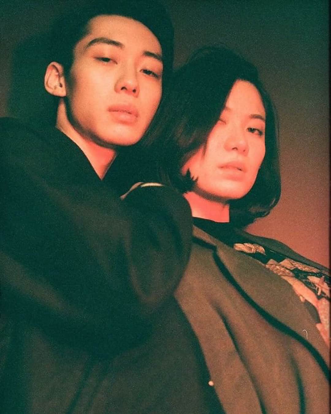平山奈美のインスタグラム：「👫 @shohei_713 . . #vantan #fashion #pair #ennui  #portrait #thanks #btokyo #model  #712 #713  #誕生日次の日だった」