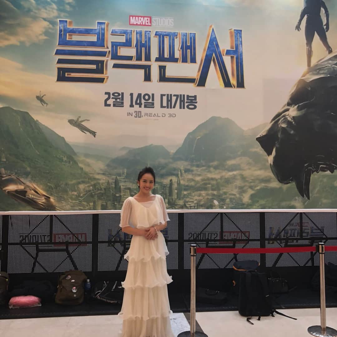 百田夏菜子さんのインスタグラム写真 - (百田夏菜子Instagram)「#韓国プレミア #BlackPanther」2月6日 12時30分 - kanakomomota_official