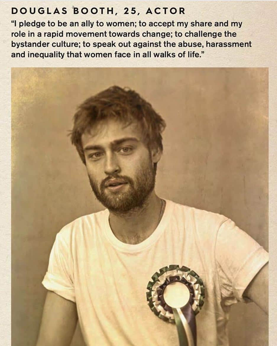 エマ・ワトソンさんのインスタグラム写真 - (エマ・ワトソンInstagram)「Proud to be your friend REPOST @douglasbooth I pledge to be an ally to women; to accept my share and my role in a rapid movement towards change; to challenge the bystander culture; to speak out against the abuse, harassment, and inequality that women face in all walks of life. #100years #Suffrage100」2月7日 8時20分 - emmawatson