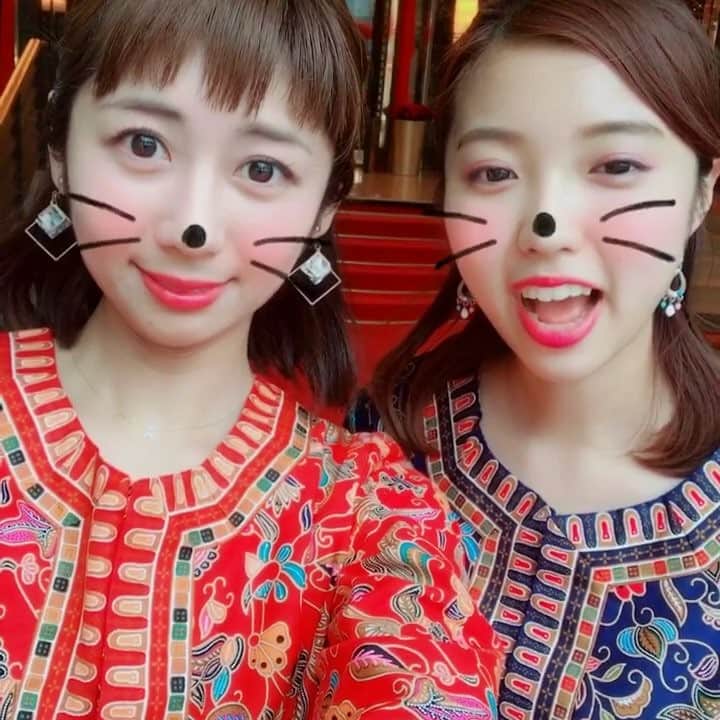 鈴原あいみのインスタグラム：「#singapore #yuna #amy #happy #uniform #❤️」