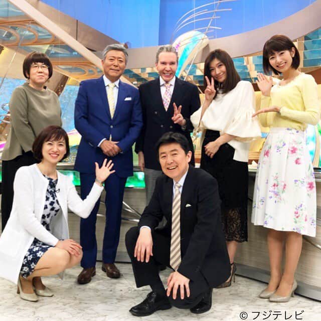 フジテレビ「とくダネ！」のインスタグラム：「夜分遅くにこんばんは🙇‍♀️ぎりぎり今日のうちに、ギリギリ今日の写真です📸今週も折り返し地点🏃‍♀️そしてもうすぐオリンピックです😌⭐︎ #とくダネ #とくダネファミリー #まだぎりぎり今日」