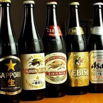 個室×炭火地鶏と朝獲れ海鮮 Goti明石店のインスタグラム：「#瓶ビールで乾杯  #Goti #居酒屋 本日の撮影内容」