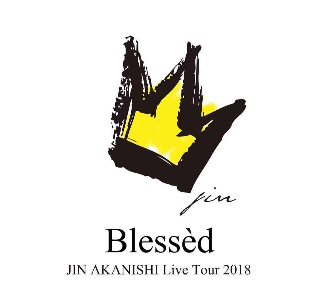 赤西仁さんのインスタグラム写真 - (赤西仁Instagram)「ツアーロゴ決まったお。 2018 Tour Blessèd logo! #Tour #ツアー #Live #ライブ #Music #JINAKANISHI #logo #ロゴ #2018 #Fashion #Excited #Fresh #Art #Blessèd」1月17日 23時13分 - jinstagram_official