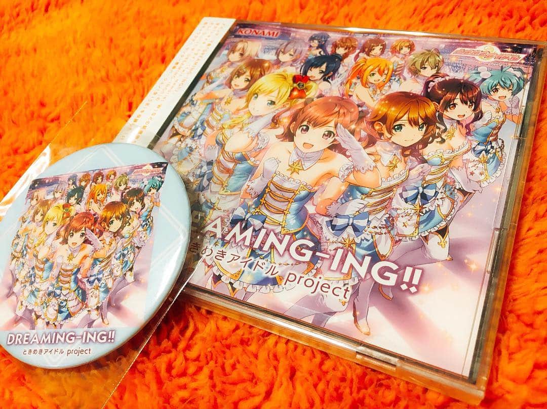 高木友梨香のインスタグラム：「ときめきアイドル1stシングル 『DREAMING-ING!!』発売😻」