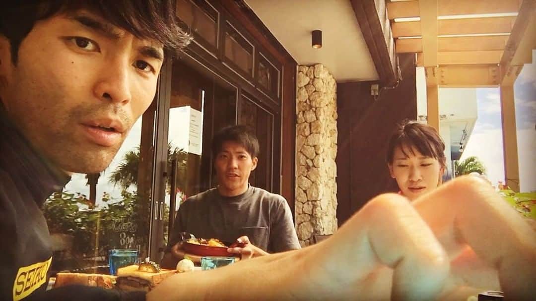 福島千里のインスタグラム：「ランチタイム…🍴 #石垣島 で合宿中 #食トレ #栄養フルコース型」