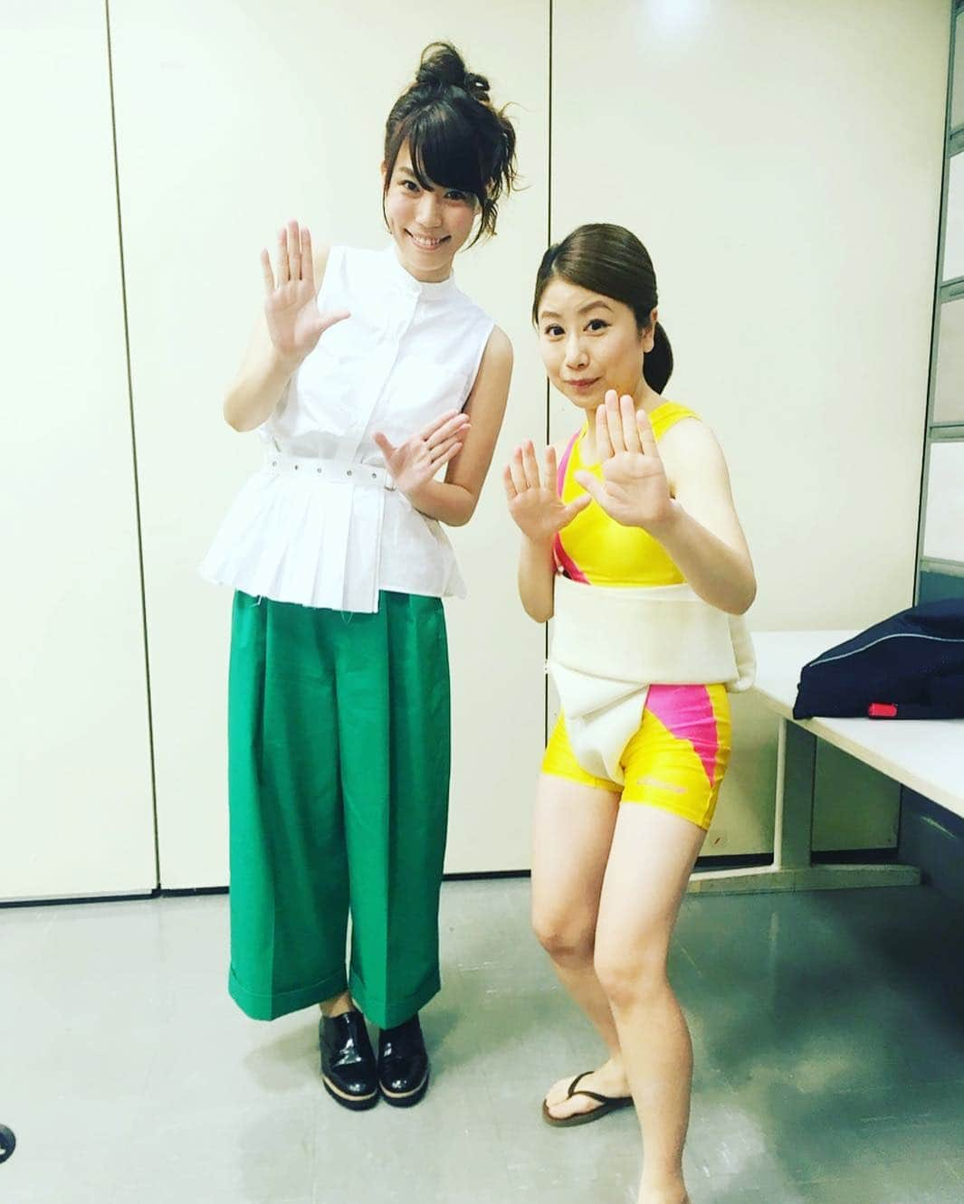 紺野ぶるまさんのインスタグラム写真 - (紺野ぶるまInstagram)「有吉ジャポンありがとうございました！ 押しだします(๑>◡<๑)  #有吉ジャポン #押しだしましょう子ちゃん」1月20日 2時08分 - buruma_konno