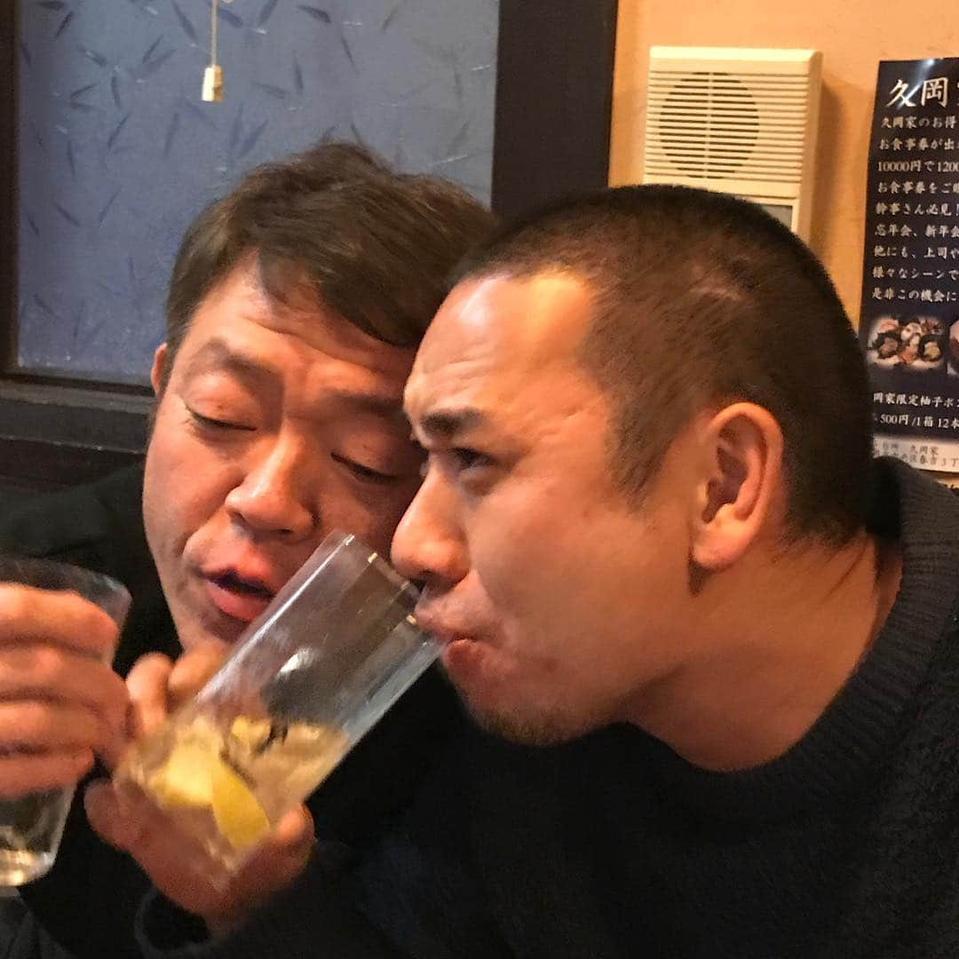 ノブ さんのインスタグラム写真 - (ノブ Instagram)「華丸大吉さんの27周年ライブの打ち上げ。 #玉袋筋太郎さん #異様に好かれる大悟 #インスタ萎え」1月21日 15時59分 - noboomanzaishi