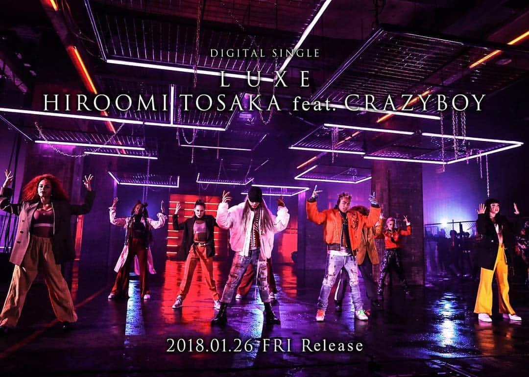 登坂広臣さんのインスタグラム写真 - (登坂広臣Instagram)「1.26 #LUXE @3jsb_hiroomi_tosaka X @elly24soul  @afrojack @faismusic @deltabeats @zero4msgk @doiidp #2018 #0126 #MV #0125 #PM5 #YouTube」1月21日 17時00分 - omi.cdl