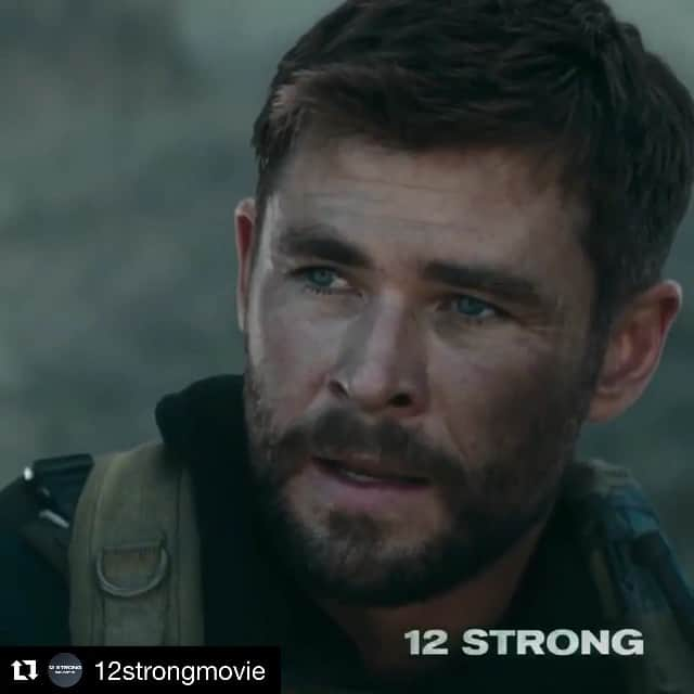 ジェリー・ブラッカイマーのインスタグラム：「#Repost @12strongmovie ・・・ In the most dangerous place on earth, one man will lead an army of 12 to do the impossible. #12StrongMovie is NOW PLAYING. Get tickets: Link in bio」