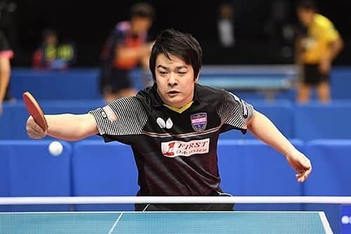 岸川聖也のインスタグラム：「全日本選手権終了。 シングルスベスト16でした😊 久々に気持ちの入った試合が出来ました！ ナショナルチームで長い間一緒だった吉田さんや、仙台育英の後輩の軽部と対戦したりと僕にとって感慨深い大会になりました！ 応援ありがとうございました☺️ #卓球 #全日本選手権」