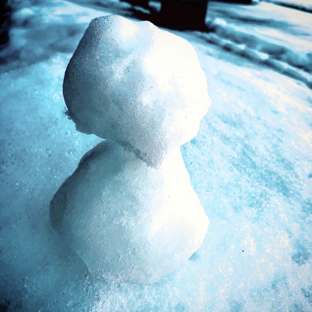 孝介さんのインスタグラム写真 - (孝介Instagram)「四年ぶりの大雪警報から明けて。。 都心でこの景色はなかなか見れないねー。  #東京 #大雪 #情緒 #雪だるま #冷たい」1月23日 12時05分 - kousuke_zanpa