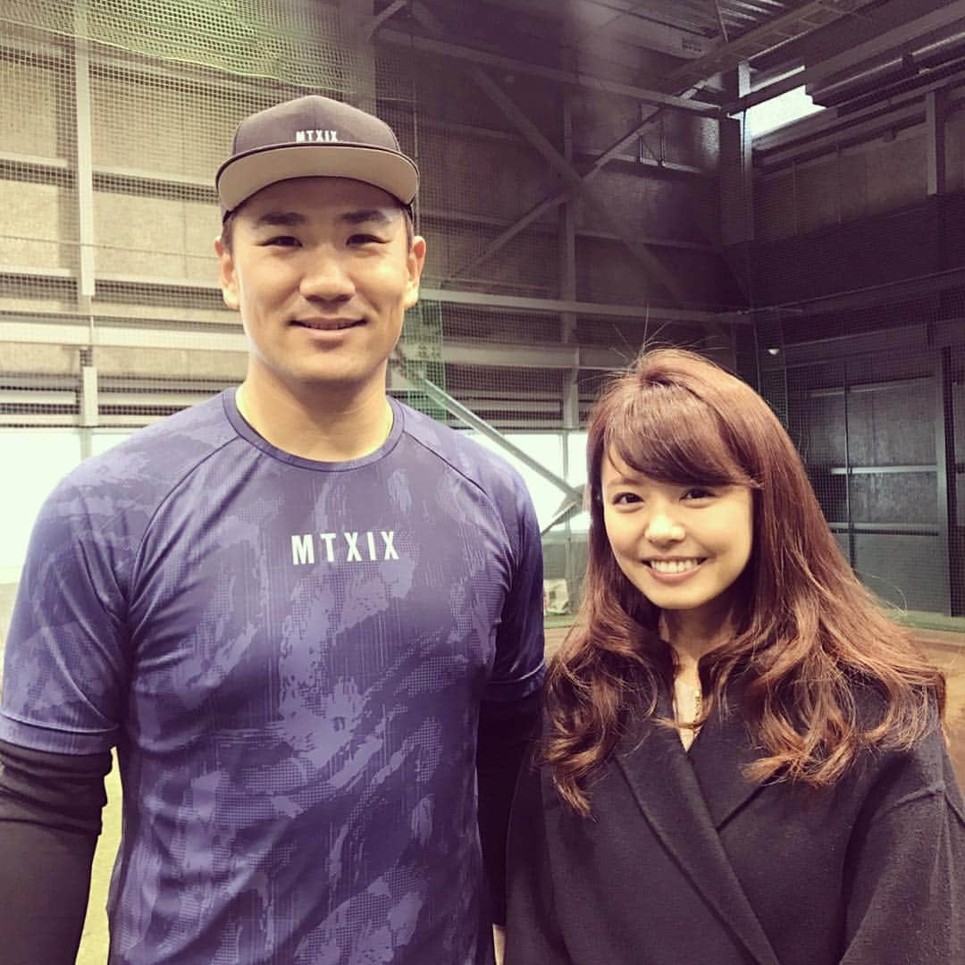 宮澤智さんのインスタグラム写真 - (宮澤智Instagram)「★ 楽天の本拠地で公開した ヤンキース田中将大投手の自主トレを取材してきました！ 仙台での自主トレを取材させていただいて今年で3回目。 昨シーズンの話、来シーズンの話など、 貴重なお話をありがとうございました✨ 今週土曜日のHERO'Sで詳しくお伝えします😊 #田中将大 投手 #ひーろーず」1月23日 23時03分 - tomo.miyazawa