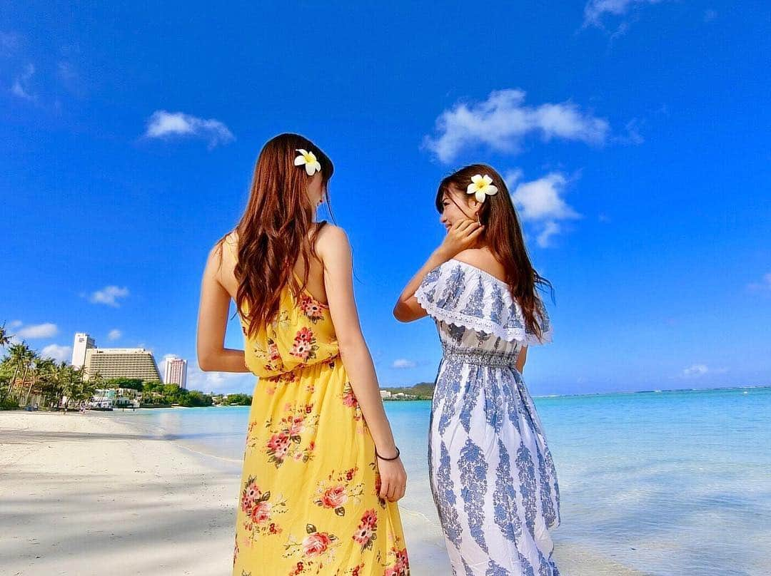 美波千夏さんのインスタグラム写真 - (美波千夏Instagram)「ホテルの目の前がビーチだったのでプラ〜っと行って来ました🤙🌺🌈 黄色いワンピは現地でゲット🌼 タモンビーチ綺麗❤️ . . . . #グアム #guam #ビジョビ #マイトリ  #japanesegirl #asiangirl #マキシワンピ  #genic_mag #instaguam_cp」1月23日 16時00分 - chinatsu_minami