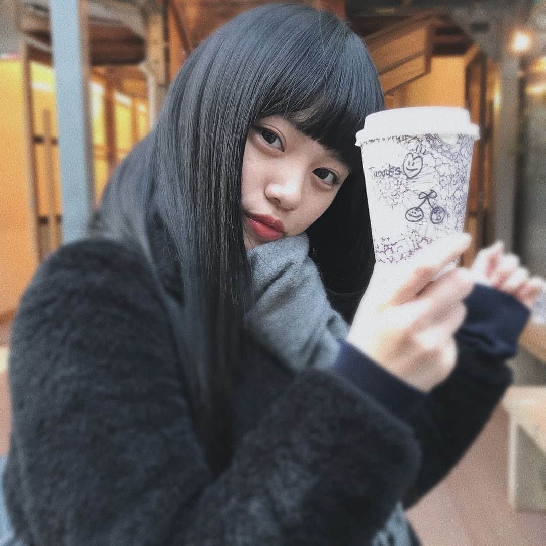 RUNA（竹田瑠奈）さんのインスタグラム写真 - (RUNA（竹田瑠奈）Instagram)「❤︎☕️ #amazingcoffee」1月23日 19時05分 - runacccc