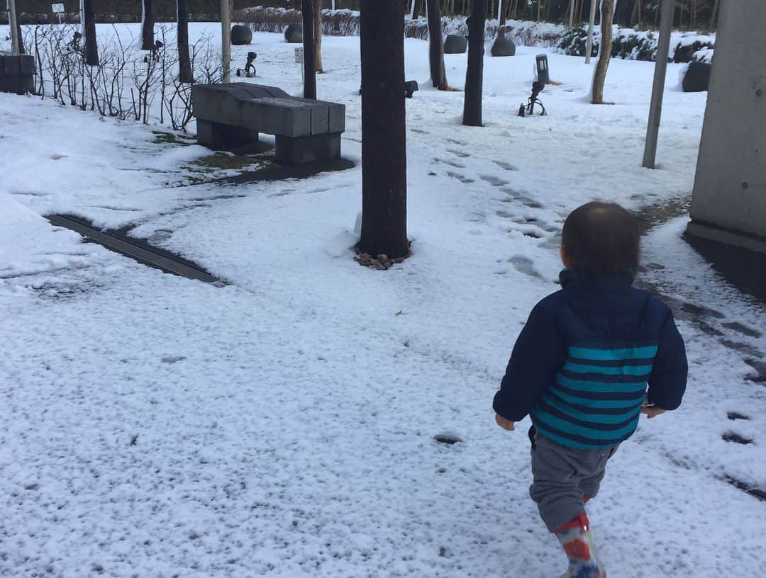 長崎真友子さんのインスタグラム写真 - (長崎真友子Instagram)「雪の中をザクザク。 初めて雪と戯れる息子。冷たい雪の感触より、ズボズボっと歩く感じにハマっているようでした！ 今日は、どうしてものお仕事なので、息子連れて出勤です‼︎ #プレママライフ  #ママリ #instamama  #第二子妊娠中  #マタニティライフ #プレママ #プレママライフ #第二子妊娠中 #抱っこマン #男の子ママ #切迫早産 #妊婦検診 #maternity #妊娠後期 #pregnantlife #pregnancy #妊娠中 #マタニティ記録 #妊娠9ヶ月 #プレママ友募集 #妊婦 #9months #9month #年子妊娠中 #年子育児 #年子ママ #年子 #兄弟 #自宅安静 #ワーママ #ワーキングママ」1月24日 9時22分 - mayuko_nagasaki