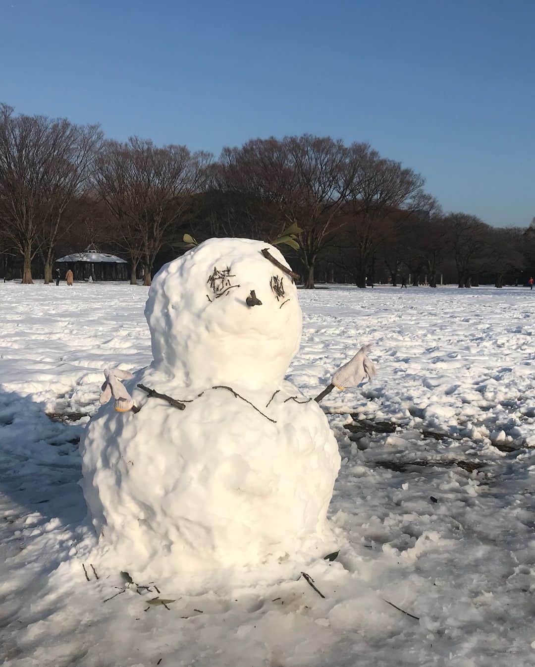 江守沙矢さんのインスタグラム写真 - (江守沙矢Instagram)「雪遊び。雪あび 笑 力作の雪だるま見つけた！！ . . . . . . . . . . . . . .  #大雪 #雪 #雪遊び #雪と私 #江守沙矢 #ポートレート #雪だるま #代々木公園 #カメラ. #snow #snowman #japan #tokyo #japanesegirl #yoyogipark #camera #actress #photographer #photograph #portrait」1月24日 12時57分 - saya_emori