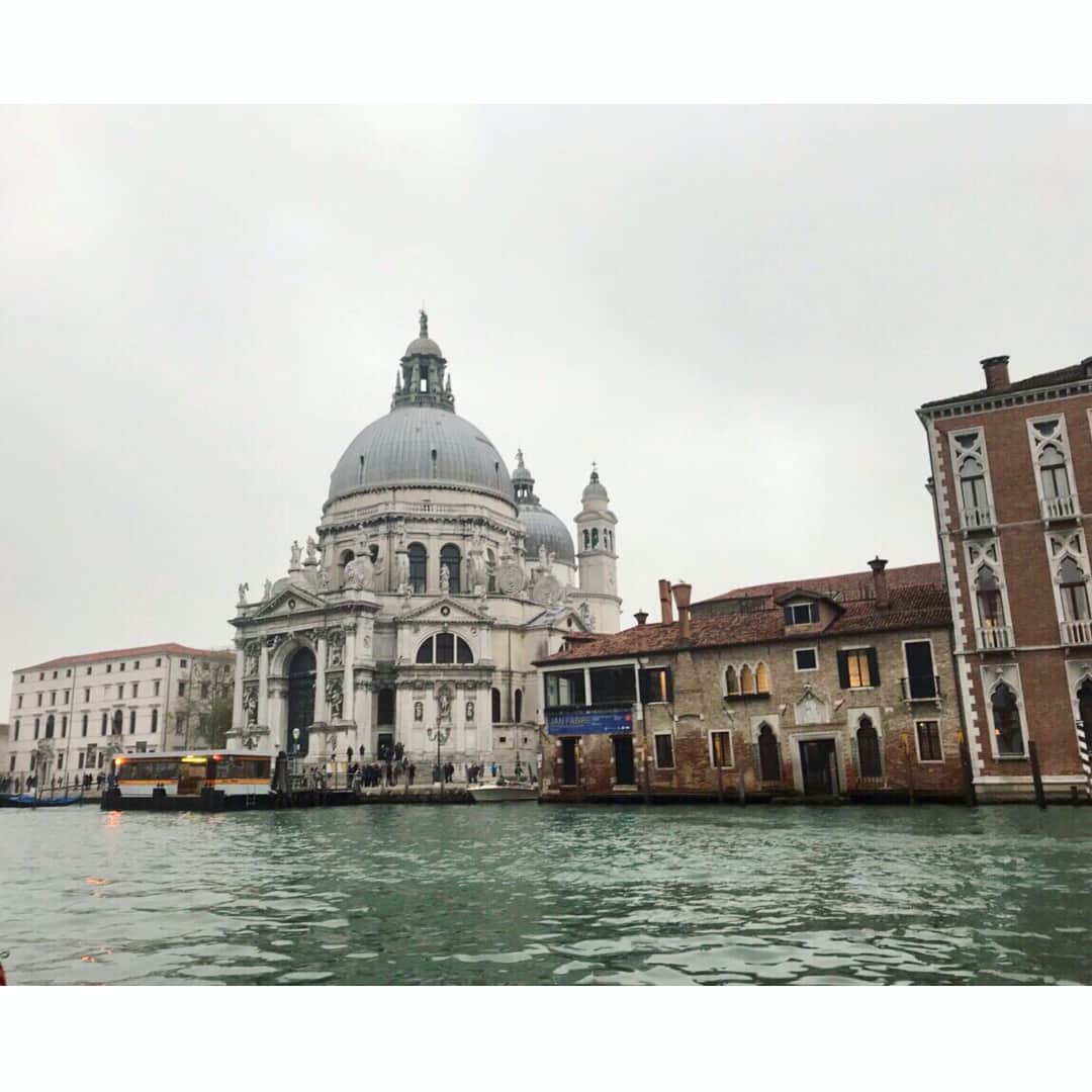 藤澤恵麻さんのインスタグラム写真 - (藤澤恵麻Instagram)「フィレンツェから列車で水の都ヴェネツィアへ  ゴンドラに乗って水路が入り組む美しい街並みを眺めると、異国の地にやって来た実感が湧きワクワクしました。  ディナーはシーフードを使ったお料理。 どれも本当に美味しくてパスタも堪能しました。  翌日は大雨に見舞われてしまいましたが、サンマルコ大聖堂を訪れ、お土産にヴェネツィアングラスも購入。  またお天気の良い時にもう一度訪れたいなぁ。  #恵麻 #ema #イタリアン #ヴェネツィア #ゴンドラ #シーフードパスタ #ヴェネツィアングラス #サンマルコ大聖堂 #大雨 #また訪れたい」1月25日 11時09分 - ema_fujisawa_official