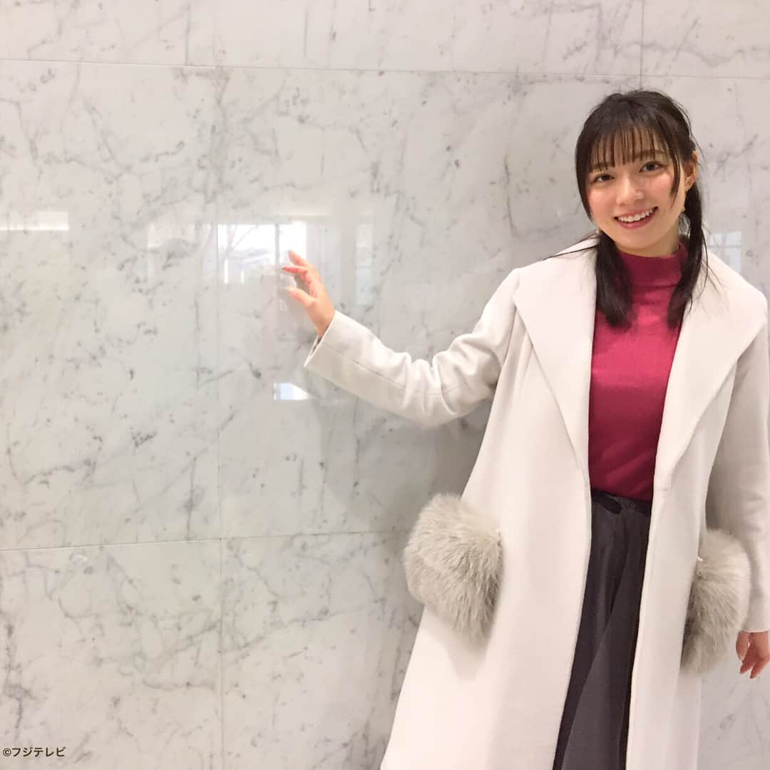 フジテレビ「めざましテレビ」さんのインスタグラム写真 - (フジテレビ「めざましテレビ」Instagram)「1月25日（木）きょう何着て行く？ ・ 【東京・最高気温4℃☀️】 ファッション雑誌CanCamとコラボした お天気コーナー「きょう何着て行く？」 阿部華也子ちゃんの毎日のコーデを紹介♪ ・ 【きょうのコーデ】 コート→#Swingle 5万2000円 ニット→#REDYAZEL 5990円 スカート→#WILLSELECTION 1万4000円 靴→#ダイアナ 1万4500円 ストール→#MISCHMASCH 3500円 ・ 【コーデのポイント】 ふんわり広がるチュールスカートで可憐な コーデにチャレンジ👗 素材が甘めなので色は大人っぽいニュアンスグレーを 選ぶとバランスが良いです☘️ パキッとした鮮やかなベリーカラーのトップスを合わせて メリハリをプラスしました🌈 ・ #めざましテレビ #きょう何着て行く？ #阿部華也子 #今日のコーデ#コーデ #CanCam #チュールスカート#ファー#ベリーカラー #ニュアンスグレー #今日のファッション#ootd #きょう何着て行く？は月〜金朝6時22分ごろ放送中！」1月25日 16時32分 - mezamashi.tv