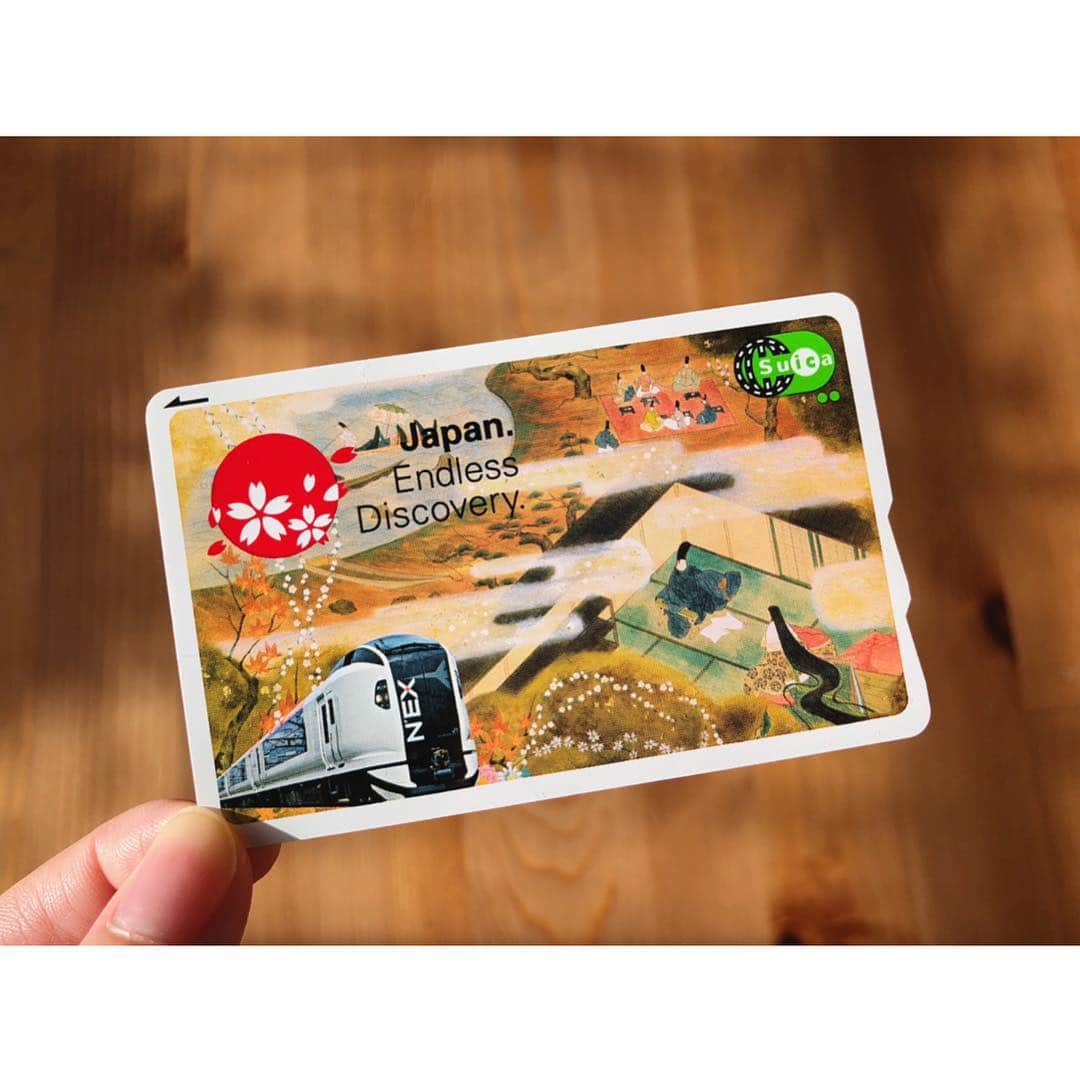 のインスタグラム：「Japan. Endless Discovery🌸  JR東日本びゅうトラベルサービスで一般予約販売していた訪日外国人限定Suicaが到着。美。  #全国交通系ic乗車カードの旅 #限定Suica #鉄分多め」