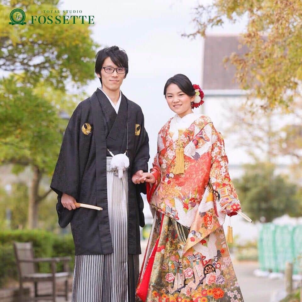 BridalPlaceLianのインスタグラム：「#トータルスタジオフォセットポートピアパーク店  #写真館 #広島 #前撮り #ブライダル #結婚式前撮り #和装ヘア #前撮り写真 #色打掛 #プレ花嫁」
