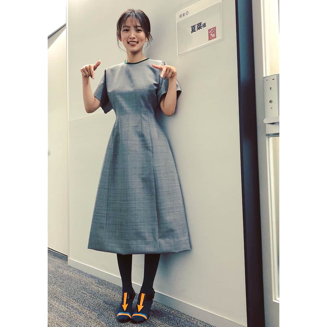 夏菜さんのインスタグラム写真 - (夏菜Instagram)「dress: @lecielbleu_official  shose: @prada  今夜１１時１０分より「関ジャム」放送です👏 みてねー👻 #関ジャム #テレビ朝日」1月28日 12時30分 - natsuna_official