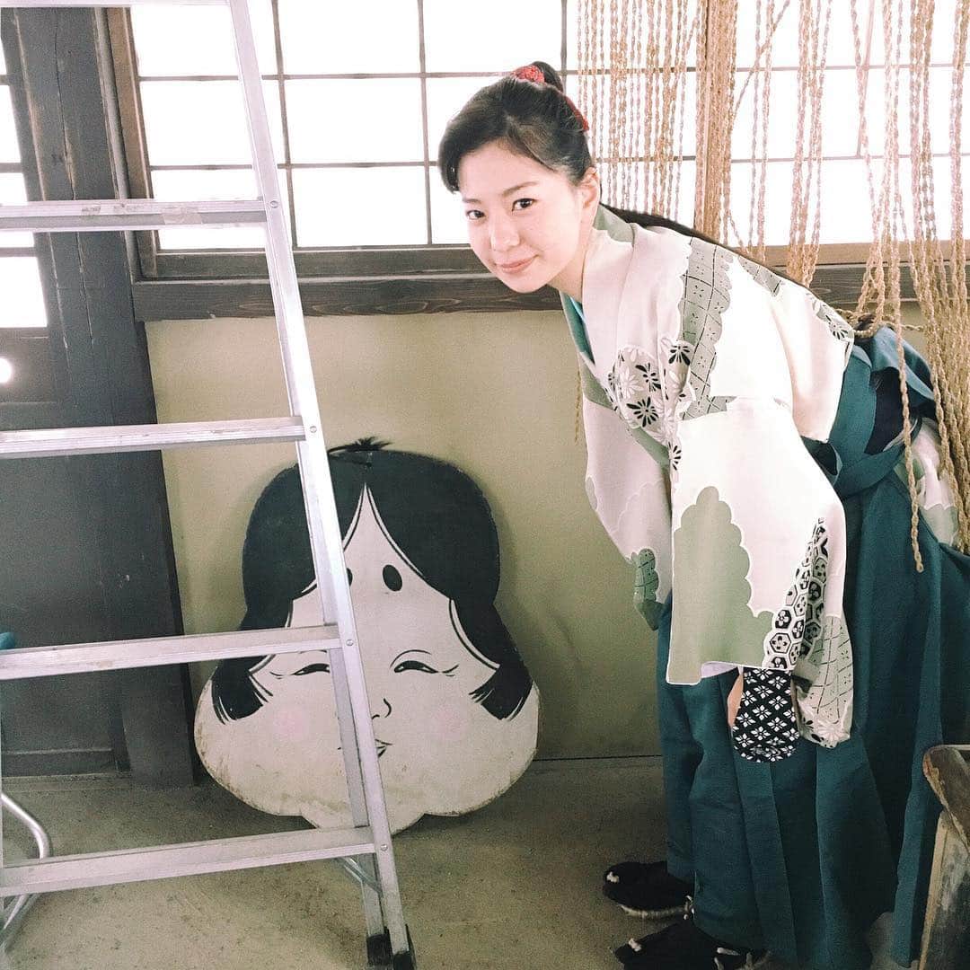 新井郁さんのインスタグラム写真 - (新井郁Instagram)「#araiiku_works  #京都太秦 「溜まり場」という作品を作っています。 若衆役です。おたふくちゃんと。」1月28日 13時02分 - araiiku_official